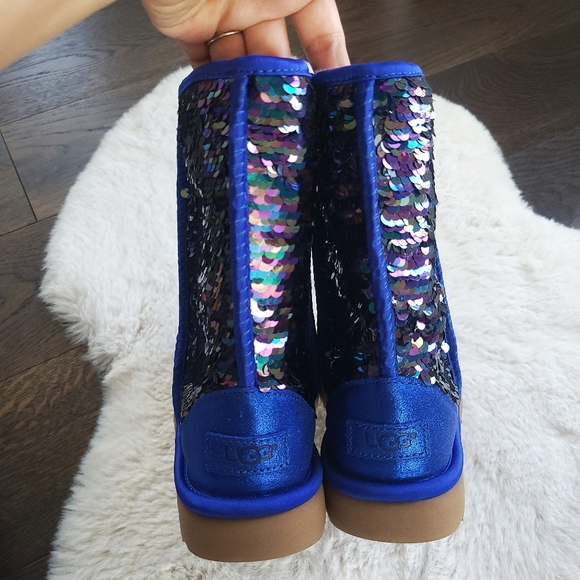 Ugg Mermaid Cosmic Multicolored Sequin Boots - Picture 9 of 12